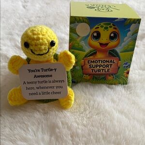 Crochet Baby Turtle Emotional Support & Encouragement